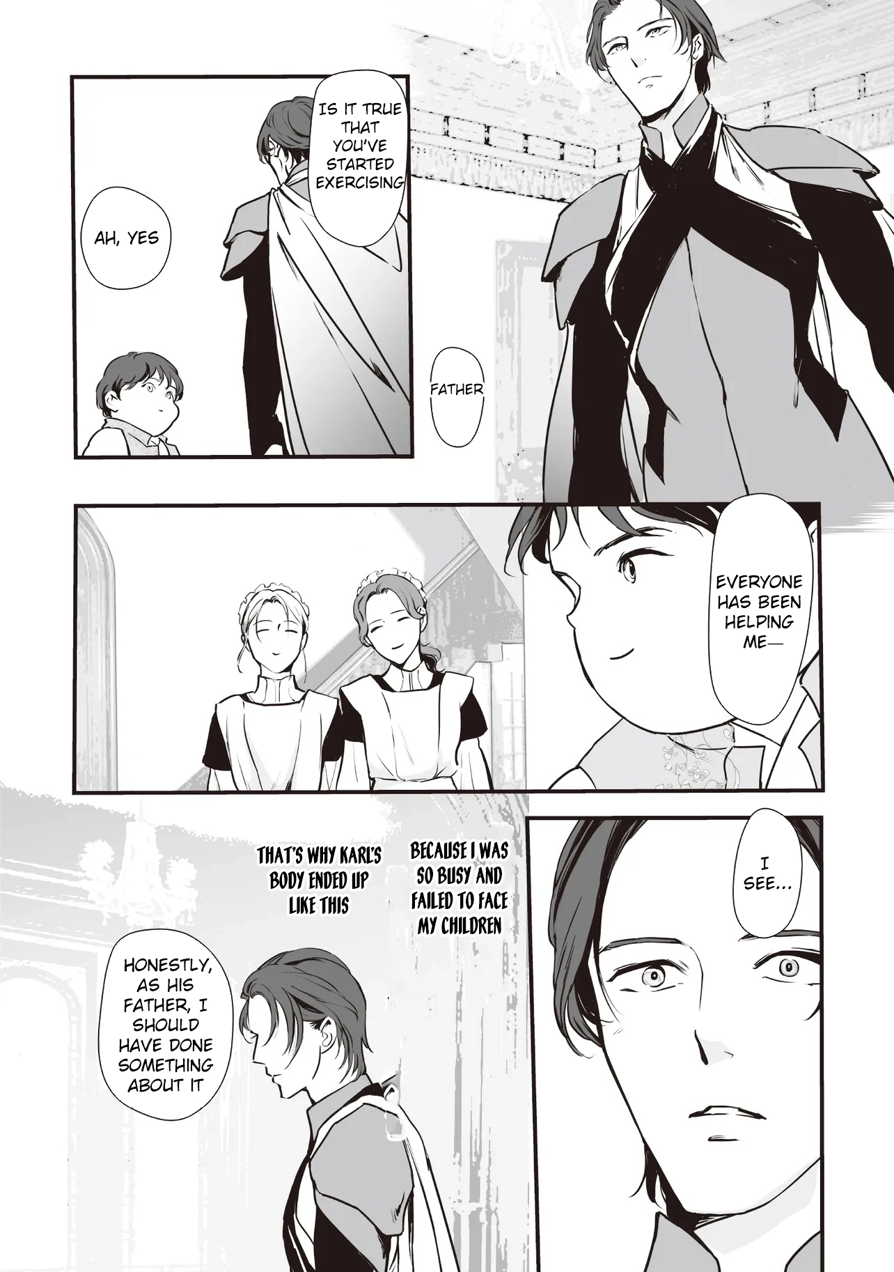 "Reborn as a Fat Villain Noble in an Eroge , Losing Weight and Avoiding Ruin for a Slow Life. Chapter 4 Page 21